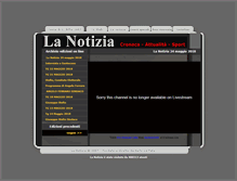 Tablet Screenshot of lanotizia.tv
